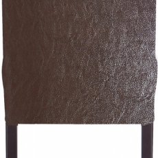 Jídelní židle Reve (SET 2 ks), tmavě hnědá / černá - 4