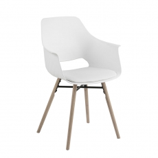 Jídelní židle Romana (SET 2 ks), bílá - 1