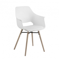 Jídelní židle Romana (SET 2 ks), bílá