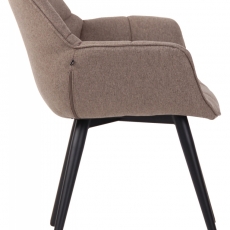 Jídelní židle Roseville, textil, taupe - 3