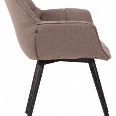 Jídelní židle Roseville, textil, taupe - 3