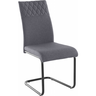 Jídelní židle Rosy (SET 2ks), tmavě šedá