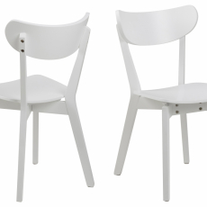Jídelní židle Roxby (SET 2 ks), bílá - 1