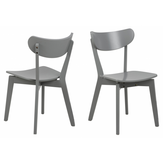 Jídelní židle Roxby (SET 2 ks), šedá - 1