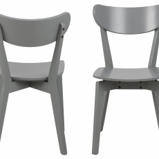 Jídelní židle Roxby (SET 2 ks), šedá - 8