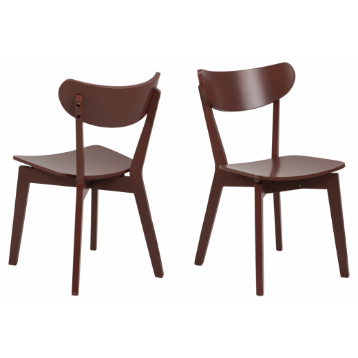 Jídelní židle Roxby (SET 2 ks), terakotová - 1