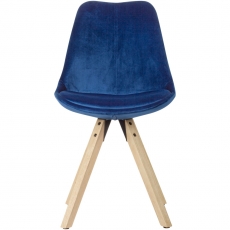 Jídelní židle Ruby (SET 2 ks), modrá - 2