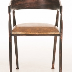 Jídelní židle s bronzovou konstrukcí Mansion - 2