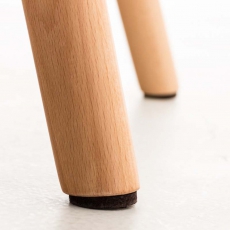 Jídelní židle s dřevěnou podnoží Adele kůže (SET 2 ks) - 20