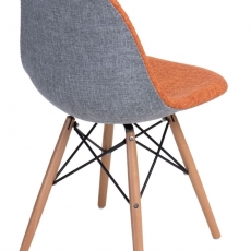 Jídelní židle s dřevěnou podnoží Desire čalouněná - 2