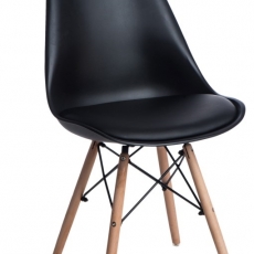 Jídelní židle s dřevěnou podnoží Norby - 10