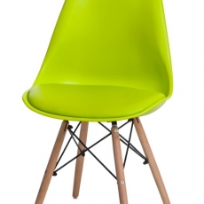Jídelní židle s dřevěnou podnoží Norby - 1