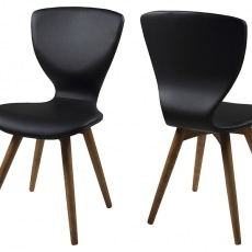 Jídelní židle s dřevěnými nohami Greta (SET 2 ks) - 3