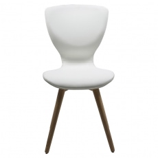 Jídelní židle s dřevěnými nohami Greta (SET 2 ks) - 16