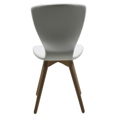 Jídelní židle s dřevěnými nohami Greta (SET 2 ks) - 17