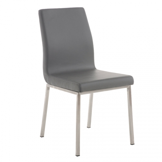 Jídelní židle s nerezovou podnoží Malcolm (SET 2 ks) - 1