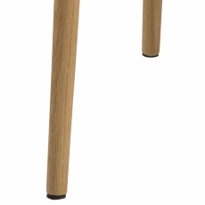 Jídelní židle s područkami Ema, samet, camel - 3