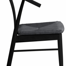 Jídelní židle s područkami Janik (SET 2 ks), černý dub - 3