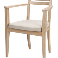 Jídelní židle s područkami Mayflower (SET 2 ks), dub - 1