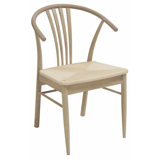Jídelní židle s područkami York (SET 2 ks), dub - 1