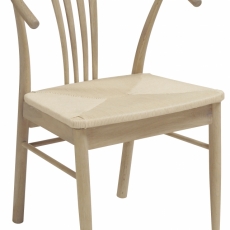 Jídelní židle s područkami York (SET 2 ks), dub - 1