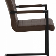 Jídelní židle Sande (SET 2 ks), hnědá - 3
