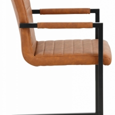 Jídelní židle Sande (SET 2 ks), koňaková - 3