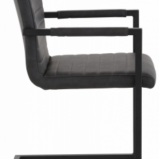 Jídelní židle Sande (SET 2 ks), šedá - 3