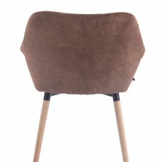 Jídelní židle Saugon, hnědá / dřevo - 5