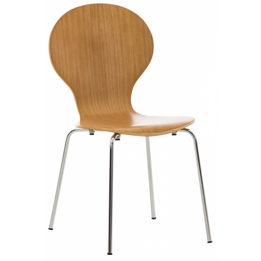 Jídelní židle Siena, přírodní dřevo - 1