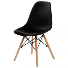 Jídelní židle Simply, černá - 1