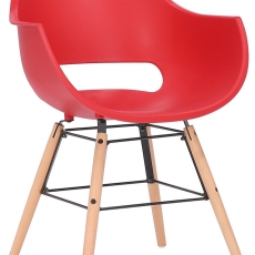 Jídelní židle Skien, červená - 1