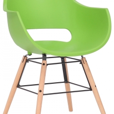 Jídelní židle Skien, zelená - 1