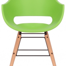 Jídelní židle Skien, zelená - 2