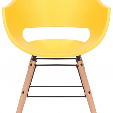 Jídelní židle Skien, žlutá - 2
