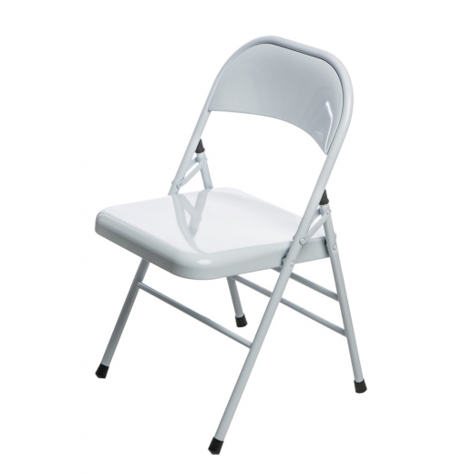 Jídelní židle skládací Cortis, bílá - 1