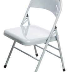 Jídelní židle skládací Cortis, bílá - 1