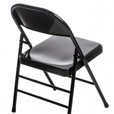 Jídelní židle skládací Cortis, černá - 2