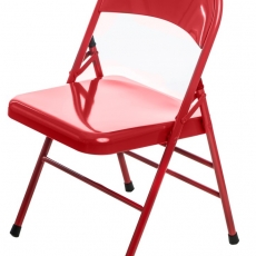 Jídelní židle skládací Cortis, červená - 1