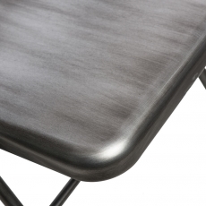 Jídelní židle skládací Cortis, stříbrná - 2