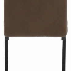 Jídelní židle Soe (SET 2 ks), hnědá - 4