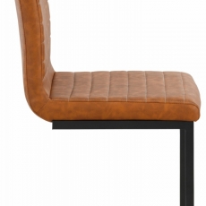 Jídelní židle Soe (SET 2 ks), koňaková - 3