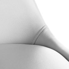 Jídelní židle Sofia I, syntetická kůže, bílá - 8