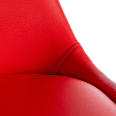 Jídelní židle Sofia I, syntetická kůže, červená - 7