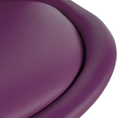 Jídelní židle Sofia I, syntetická kůže, fialová - 6
