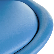 Jídelní židle Sofia I, syntetická kůže, modrá - 6