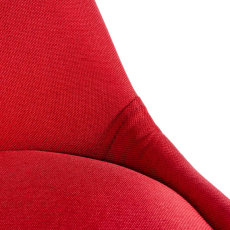 Jídelní židle Sofia I, textil, červená - 8