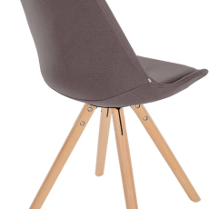 Jídelní židle Sofia I, textil, taupe - 6