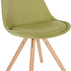 Jídelní židle Sofia I, textil, zelená - 1