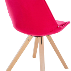 Jídelní židle Sofia II, samet, červená - 5